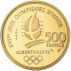 France, 500 Francs, Albertville, Coubertin, 1991, Monnaie De Paris, BE, Or, FDC - Gedenkmünzen