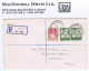 Ireland 1934 GAA 2d Hurler Pair On First Day Cover With 1d Map, Registered M F O'Donnell - FDC