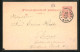 AK Stuttgart, 1888, Mitteilungskarte Der Privaten Stadtpost, Adressiert An Emma Hais  - Stamps (pictures)