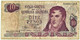 Argentina - 10 Pesos - ND ( 1970 - 1973 ) - Pick 289 - Serie A - Sign. Titles C - General Manuel Belgrano - Argentine