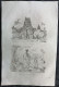 Delcampe - Inde Pondichery : Eleven Antique Prints 19è Century - Carte Topografiche