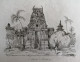 Delcampe - Inde Pondichery : Eleven Antique Prints 19è Century - Topographische Kaarten