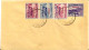 PAKISTAN BANGLADESH 1972 MULTIPLE Overprint On Pakistan Stamps FRANKING COVER Ex. Rare As Per Scan - Bangladesh