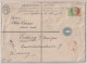 Orange River Colony 1903 Einschreibeumschlag Ascher 1d ZuF 39,46 Mit Altem RZ Bloemfontein Nach Deutschland, R! - Orange Free State (1868-1909)