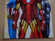 Carte Postale Saint Nicolas Marvel Avengers Iron Man Thor Captain America Comic Comico Tegneserie BD Bande Déssinée - Comics