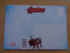 Carte Postale Saint Nicolas Marvel Avengers Iron Man Thor Captain America Comic Comico Tegneserie BD Bande Déssinée - Bandes Dessinées