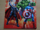 Carte Postale Saint Nicolas Marvel Avengers Thor Iron Man Hulk Captain America Comic Comico Tegneserie BD Bande Déssinée - Bandes Dessinées