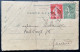 10c & 15c SEMEUSE SUR CARTE LETTRE / BELLEGARDE AIN POUR GENEVE 1930 - Kartenbriefe