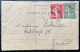 10c & 15c SEMEUSE SUR CARTE LETTRE / BELLEGARDE AIN POUR GENEVE 1930 - Cartes-lettres