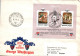 (RECTO / VERSO) ENVELOPPE 1er JOUR  - 1982 - 250 EVE SZULETT GEORGE WAHINGTON - BLOC - FDC