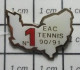 511b  Pin's Pins / Beau Et Rare / SPORTS / TENNIS CLUB EAC CALVADOS N°1 90/91 - Tennis