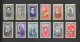 Année 1943** : 31 Timbres + 2 Bandes - ....-1939