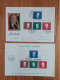 Germany 1968 Block 4 On 3 Big FDCs + Big Stationery + 5 FDCs Konrad Adenauer Churchill Schuman Gasperi - Sir Winston Churchill