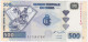 Congo P 96B - 500 Francs 4.1.2002 Prefix P - UNC - République Démocratique Du Congo & Zaïre