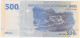 Congo P 96B - 500 Francs 4.1.2002 Prefix P - UNC - République Démocratique Du Congo & Zaïre