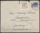 Afrique Du Sud - L. Affr. 3d Càd BLOEMFONTEIN /-3 DEC 1936 Réparée Au Départ Pour BAYREUTH (Allemagne) - Storia Postale