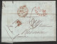 Espagne - L. Datée 1 Août 1839 De FIGUEIRAS - Càd "Fig.s 16/CATALUÑA"pour BEDARRIEU (Bébarieux) - Passage "Espagne - Per - ...-1850 Prephilately