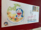 Hong Kong Stamp FDC Dragonflies Doraemon 35years 2005 - Covers & Documents