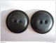 2 Knopen Boutons Bakeliet Bakelite Zwart Noir Diam 5 Cm - Boutons