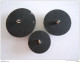 3 Vintage Knopen Zwart Bakeliet Bakelite 3 Boutons Noir  3 + 2,5 + 2 Cm - Boutons