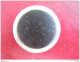 Vintage 1 Knoop Zwart Stof Rug Metaal Tissue Dos Metal Bouton Noir 2,8 Cm "L'ideal 2.8 M Déposé" - Botones