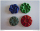 Delcampe - 4 Vintage Verschillende Knopen Plastic 4 Boutons Differents 1,80  &amp; 2 &amp; 2,2 &amp; 2,3 Cm - Boutons