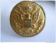 US  Leger Knoop Bouton Armoirie WWII US ARMY GOLD EAGLE Overcoat Button Brass Rex Products Corp New Rochelle N.Y. 2,8 Cm - Botones