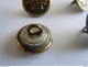 Vintage Lot De 4 Boutons En Metal 4 Knopen Metaal Diam. 1,4 Cm - Botones