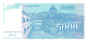 Yugoslavia 5000 Dinara 1994 Unc Pn 141a - Yugoslavia