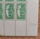 Bloc Feuille De 42 Timbres Neufs Algérie 10c - Coin Daté 5.4.40 MNH - YT 105 - 1940 - Alger L'Amirauté - Ongebruikt