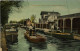 Loosduinen (nu Den Haag) Straatweg - Groeten Veiling (kleur) 1911 Hoek Schaafplek - Autres & Non Classés