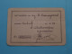 1940 > Ledenkaart " DE BROEDERMIN " Kon. Toon- Tooneelkring ANTWERPEN Biekorf ( Voir / Zie Scans) ! - Membership Cards