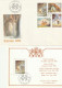 LUXEMBOURG - Emission Du 9.12.1991 - Lot 4 Timbres + 1 Enveloppe 1er Jour & 1 Carte De Voeux - Neufs