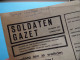 Delcampe - SOLDATEN GAZET Dec 1969 - Nummer 2 > Maandblad Van De Soldatenvakbond ( SOLVAK ) Zie Scans ( 4 Pag.) Gevouwen Ex.! - Dokumente