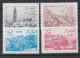 Année 1984-N°801a / 804a Neufs**MNH  : Vues D'Algérie Avant 1830--Format 30,5x21 (cadre Petit) Série Complète - Algérie (1962-...)