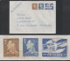 DANEMARK - DANMARK / PERFIN "N." SUR 3 TIMBRES SUR LETTRE ==> ALLEMAGNE - PERFORE - LOCHUNG (ref 9158) - Brieven En Documenten