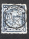 SG 35  10s Blue Black FU - Malta (...-1964)