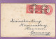 ENTIER POSTAL AVEC AFFRANCHISSEMENT COMPLEMENTAIRE DE INANDI(NATAL) POUR HANNOVRE,1922. - Covers & Documents