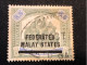 FEDERATED MALAY STATES SG 13 $5 Green And Ultramarine With Overprint. SUPERB USED, CV £800 - Federated Malay States