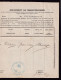 DDFF 810 -- Changement De Résidence De AALBEKE (Cachet Admin. Communale) Via COURTRAI Vers BLANKENBERGHE 1875 - Franchigia