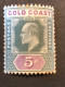 GOLD COAST.  SG 46.  5s Green And Mauve MH* CV £65 - Gold Coast (...-1957)