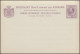 Surinam Doppel-Postkarte / Double Post Card 5/5 Ct.1888, Ungebraucht ** - Surinam