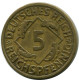 5 REICHSPFENNIG 1924 A ALEMANIA Moneda GERMANY #DB868.E.A - 5 Rentenpfennig & 5 Reichspfennig