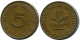 5 PFENNIG 1950 D BRD ALEMANIA Moneda GERMANY #AZ469.E.A - 5 Pfennig