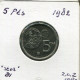 5 PESETAS 1980 SPAIN Coin #AR829.U.A - 5 Pesetas