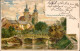 Ansichtskarte Donaueschingen Stadt, Schützenbrücke - Künstlerkarte 1903  - Donaueschingen