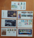 Alderney Nice Collection Of 13 FDCs Various Topics Royal Family Communication Diving Army Fortress Tourism - Alderney