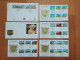 Alderney Nice Collection Of 13 FDCs Various Topics Royal Family Communication Diving Army Fortress Tourism - Alderney