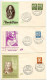 Germany, West 1961-64 15 FDCs Scott 824-828, 830-839 Famous Germans - 1961-1970