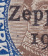 Iceland 1931 Mi. 148, 1 Kr. Christian X. Overprinted Aufdruck 'Zeppelin 1931', ERROR Variety, MH* (2 Scans) - Neufs